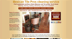 Desktop Screenshot of mexicantilepros.com